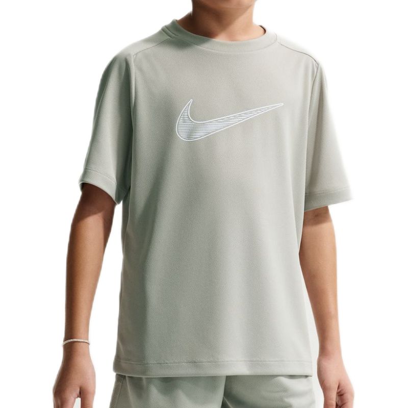 Nike Dri-FIT Multi Short Sleeve - spruce fog/white