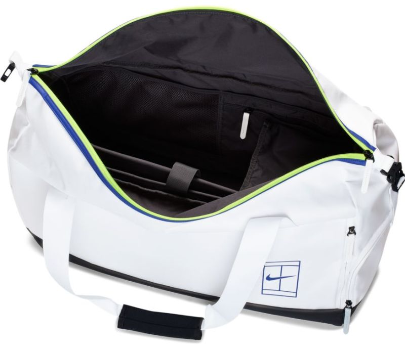Nike Court Advantage Duffel Bag - white/black/rush violet