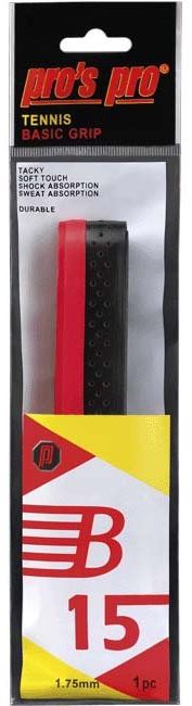pro-s-pro-basic-grip-b-15-red-black-1p-1 Pro's Pro Basic Grip B 15 red/black 1P