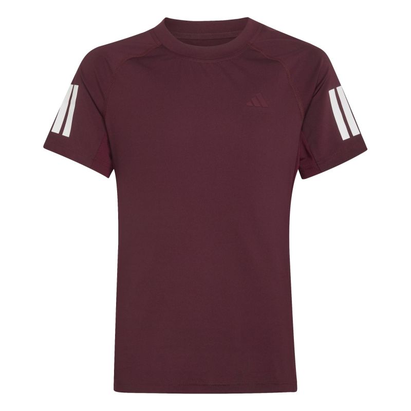 Koszulka dziewczęca Adidas Girls Club - maroon