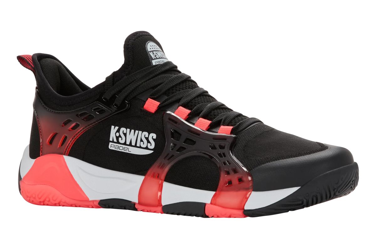 K-Swiss K-Frame Padel - black/micro chip/neon lava