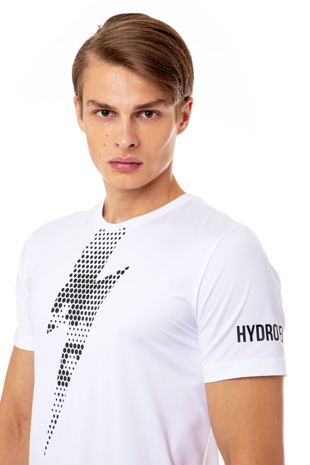Hydrogen Tech Thunderbolt Tee Man - white/black