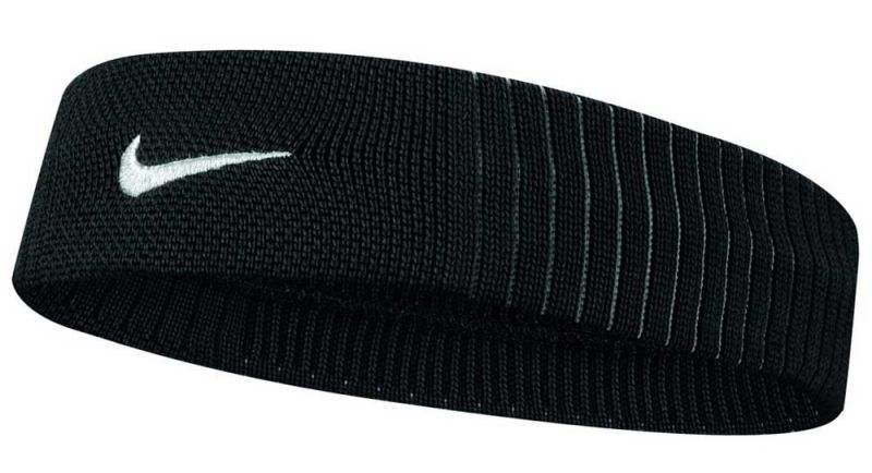 Nike Dri-Fit Reveal Headband - black/dark grey/white