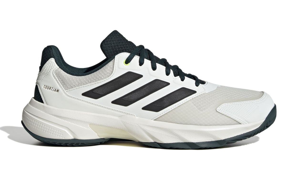 Adidas CourtJam Control 3 M Clay - off white/silver metallic/aurora ivy