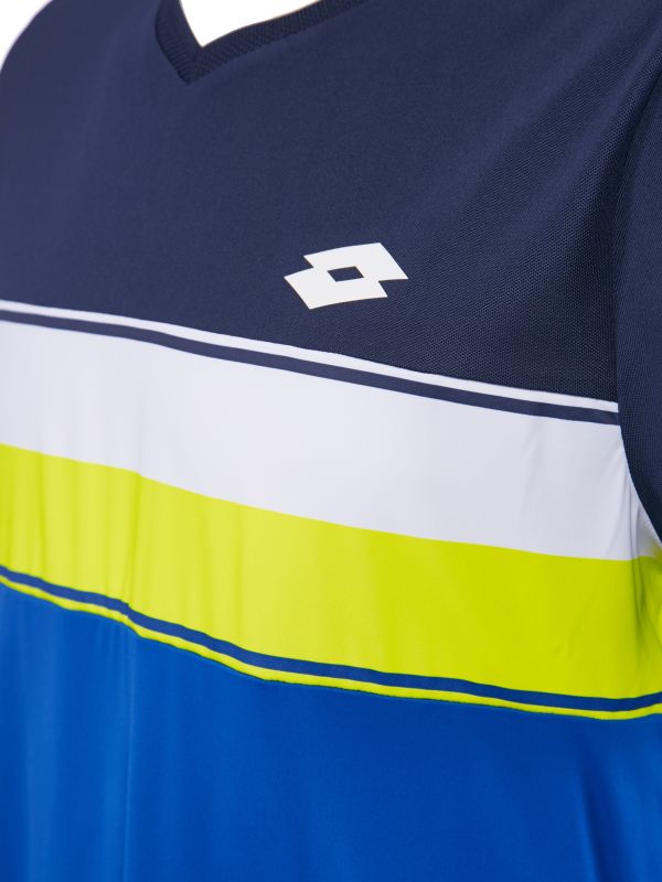 Lotto Court Tee - navy/blue pacific