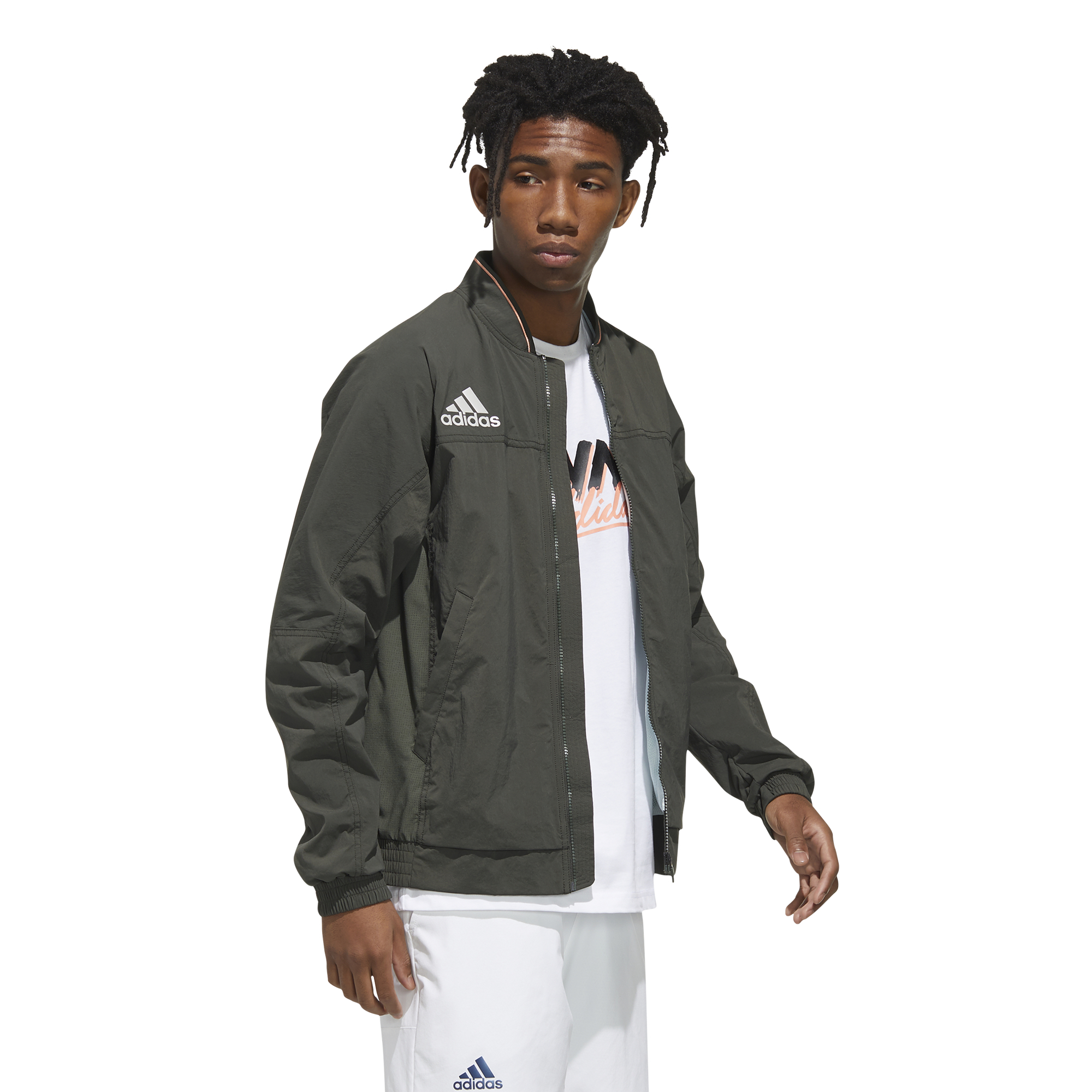 adidas-men-stretch-woven-jacket-legend-earth-3 Adidas Men Stretch Woven Jacket - legend earth
