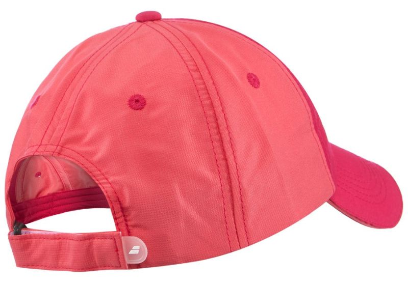 Babolat Basic Logo Cap - red rose