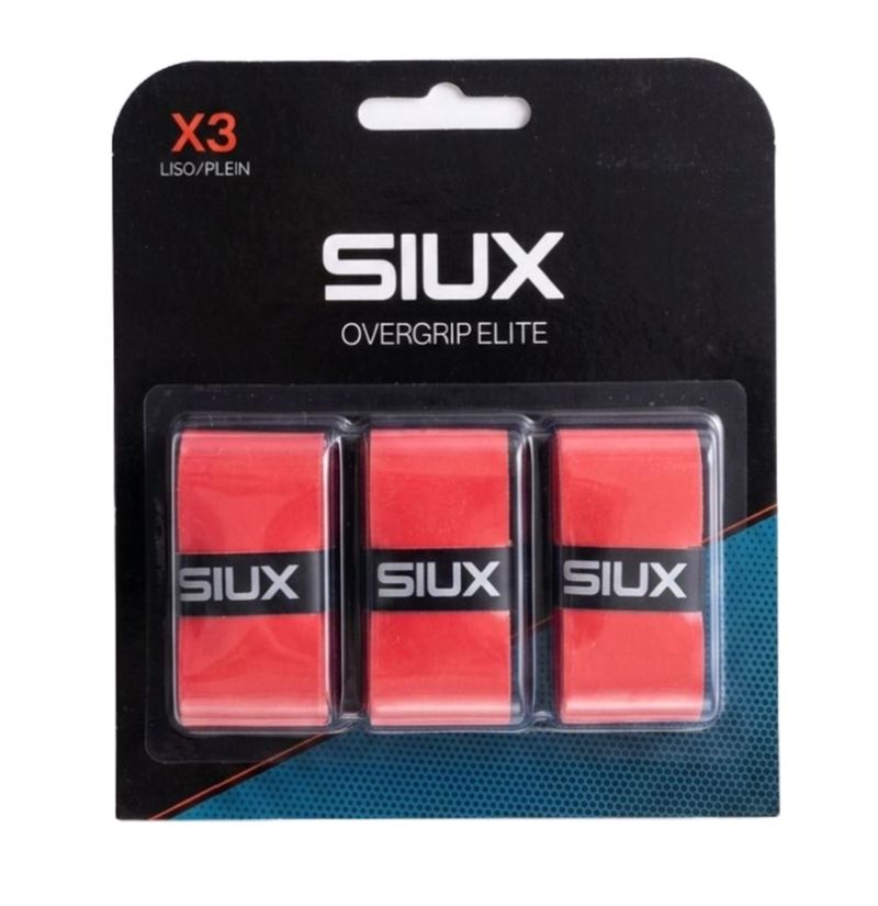 Siux Overgrips Elite 3P - red