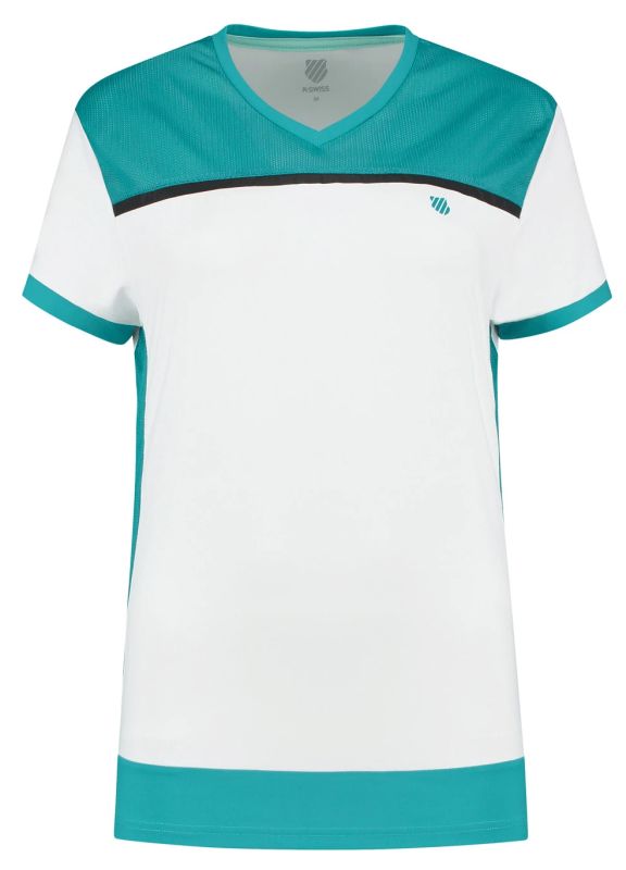 K-Swiss Hypercourt Advantage Tee 2 W - white/aruba blue