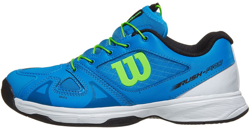 Wilson Rush Pro Junior QL - brilliant blue/white/green gecko