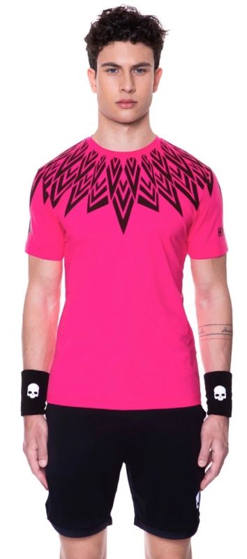 Hydrogen Tech Tee Man - fluo fuchsia