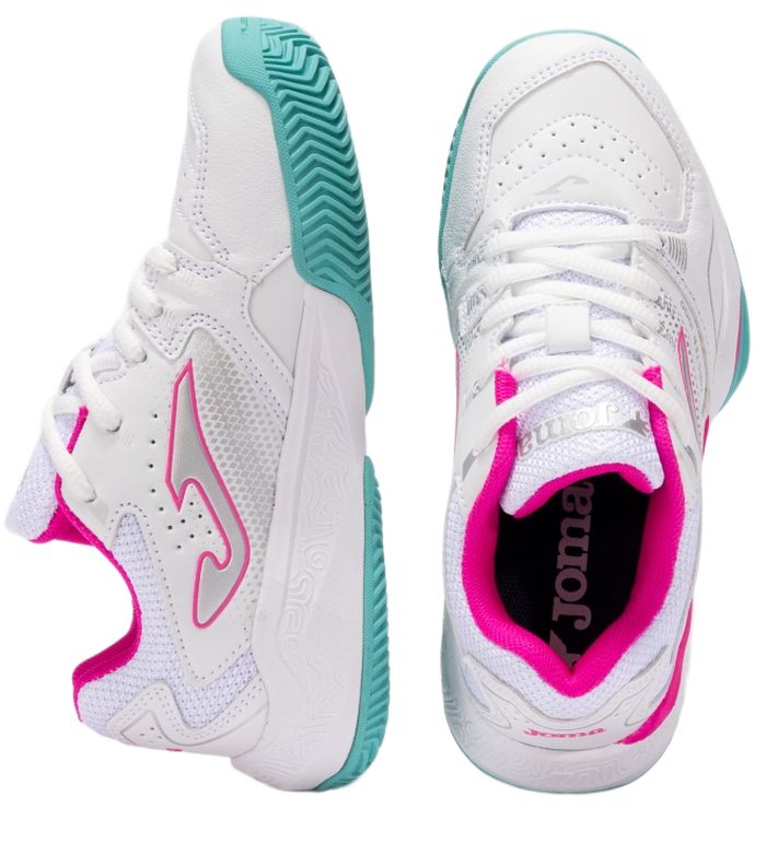 Joma Master 1000 Junior 2504 Clay - white/fuchsia
