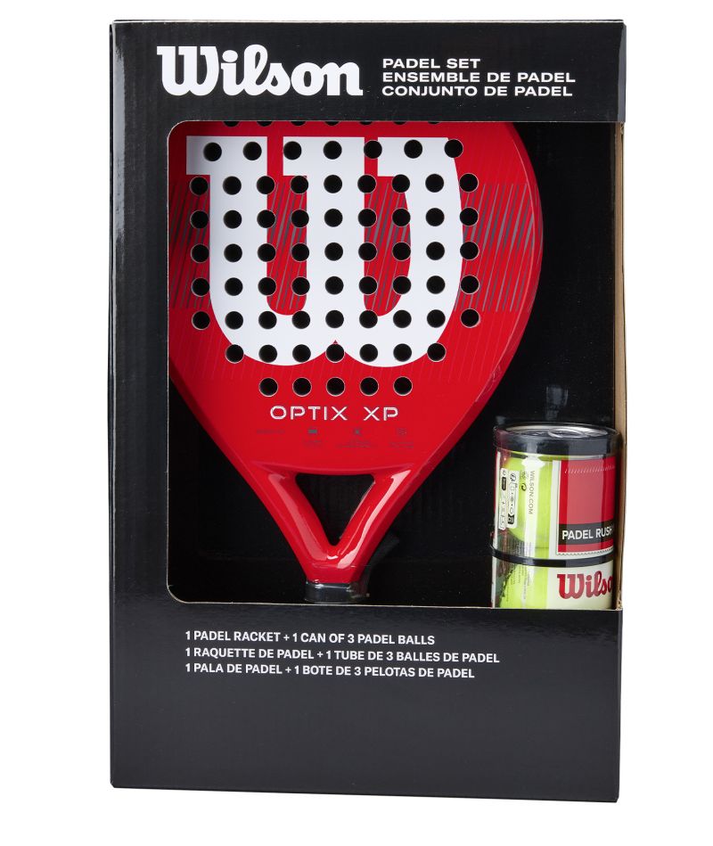 Wilson Optix XP Padel Kit Box - red