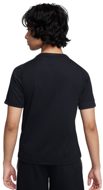 Nike Boys Multi Dri-FIT Short-Sleeve Top - black/white