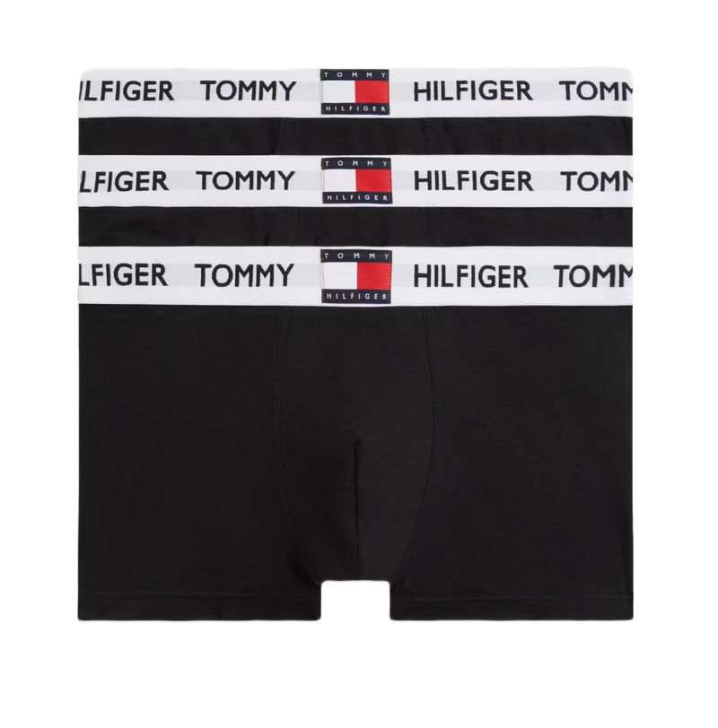 Tommy Hilfiger Stretch Cotton Trunks 3P - black/black/black