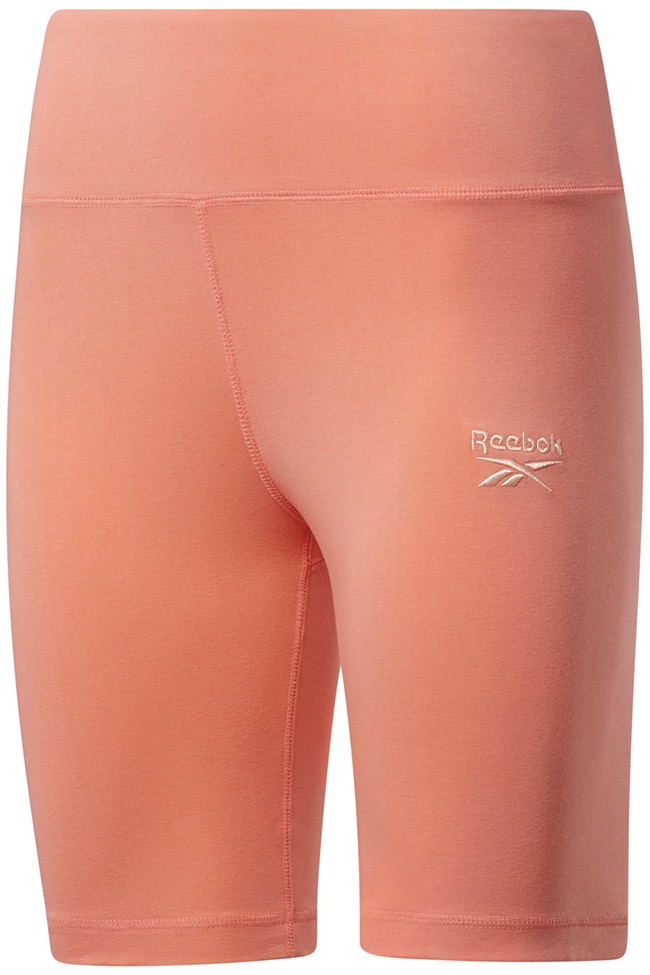 Reebok Womens RI SL Fitted Logo Shorts - twisted coral