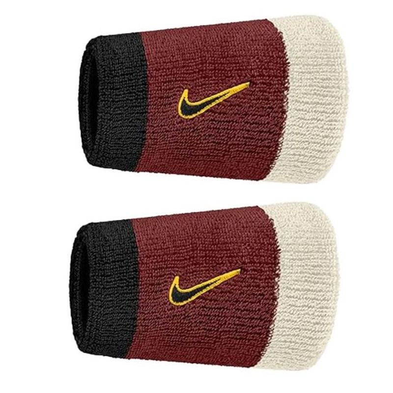 Nike Swoosh Double Wide 2P - cream/burgundy/black Nike Swoosh Double Wide 2P - cream/burgundy/black