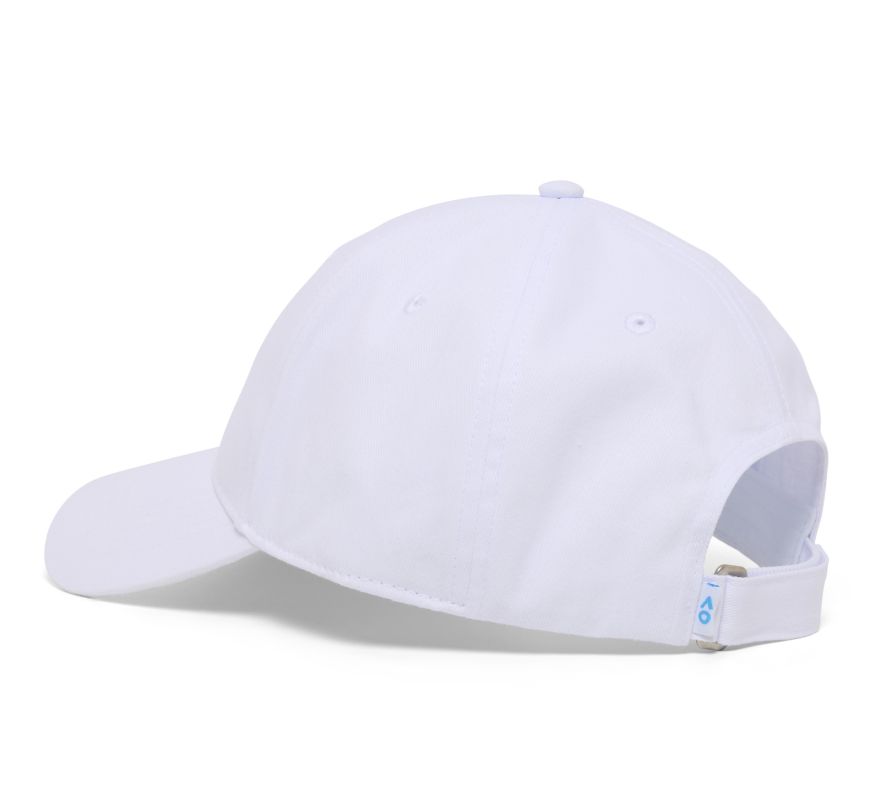 Australian Open Adults Logo - white Australian Open Adults Logo - white