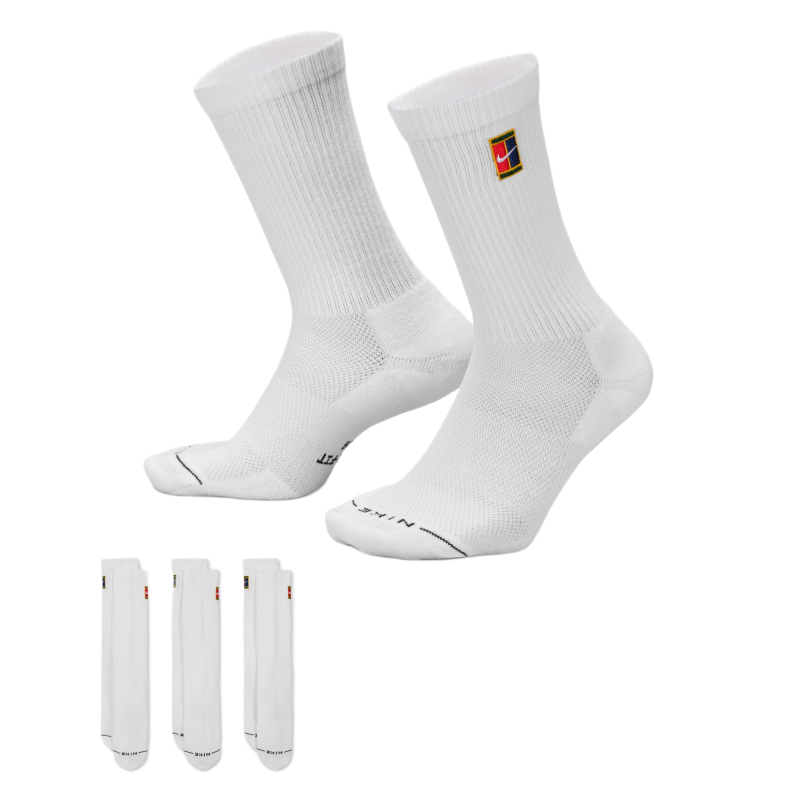 Nike Everyday Elevated Crew3P - white Nike Everyday Elevated Crew3P - white