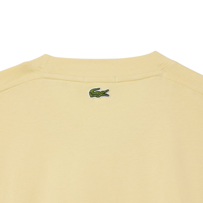 Lacoste Signature Print Cotton - yellow