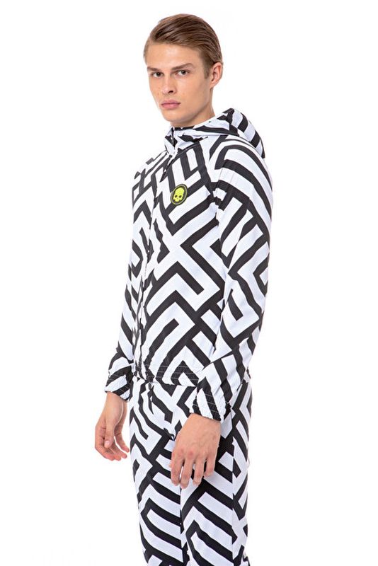 Hydrogen Tech Labyrinth Jacket - white/black
