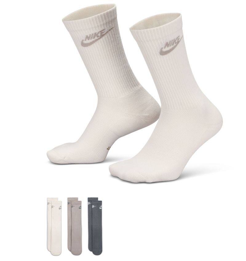 Skarpety Nike Everyday Elevated Crew 3P - phantom/college gray/smoke gray