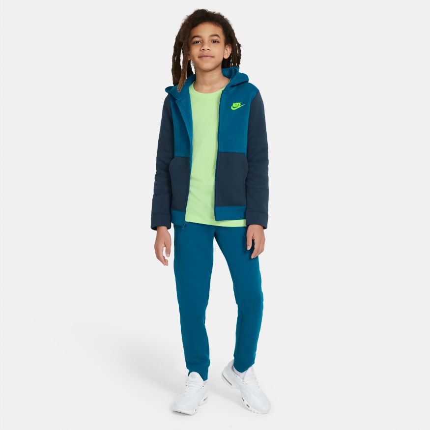 Nike Boys NSW Track Suit BF Core - green abyss/deep ocean/volt