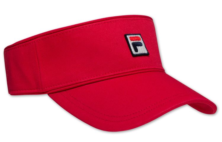 Fila Elastic Drawstring Visor - true red