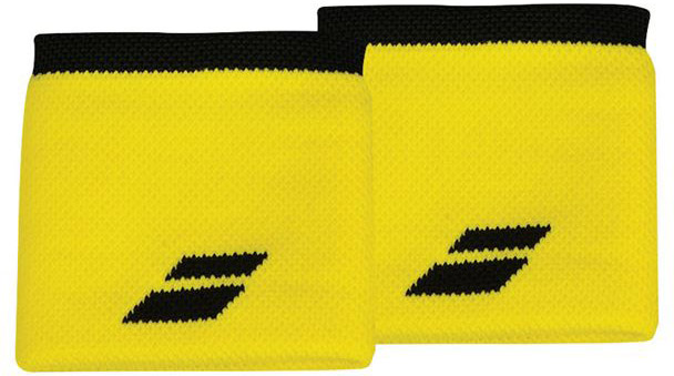 Babolat Logo Wristband - blazing yellow/black