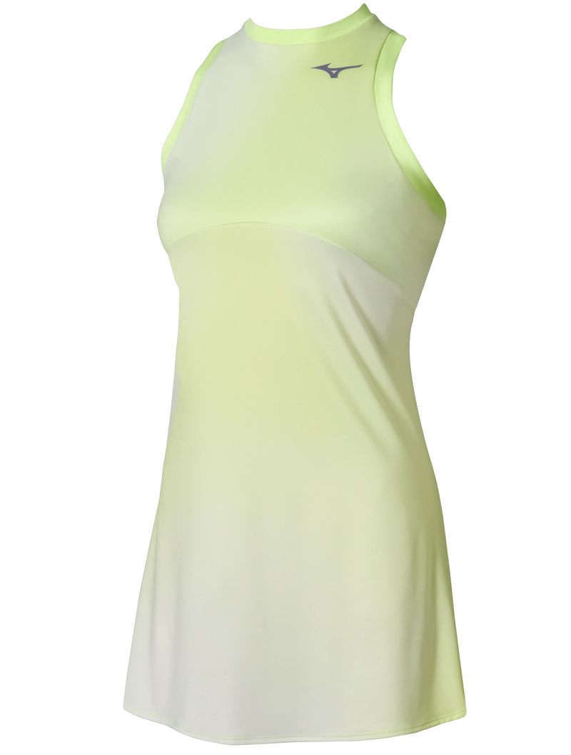 Damska sukienka Mizuno Tennis - lime pulp