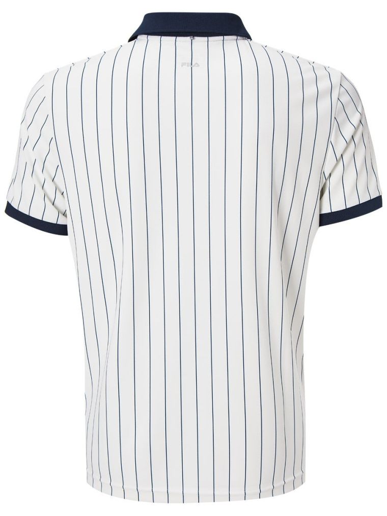 Fila Polo Stripes "Björn" M - white alyssum/comb