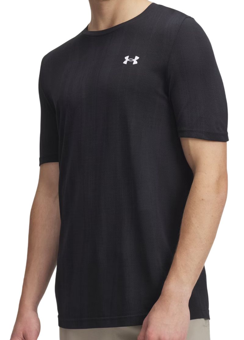 Under Armour Vanish Seamless Novelty Short Sleeve - black/white