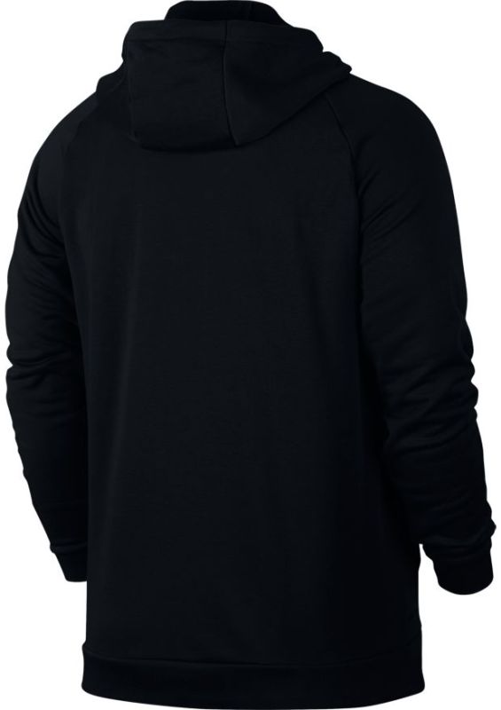 nike-dry-hoodie-fz-fleece-black-white-2 Nike Dry Hoodie FZ Fleece - black/white