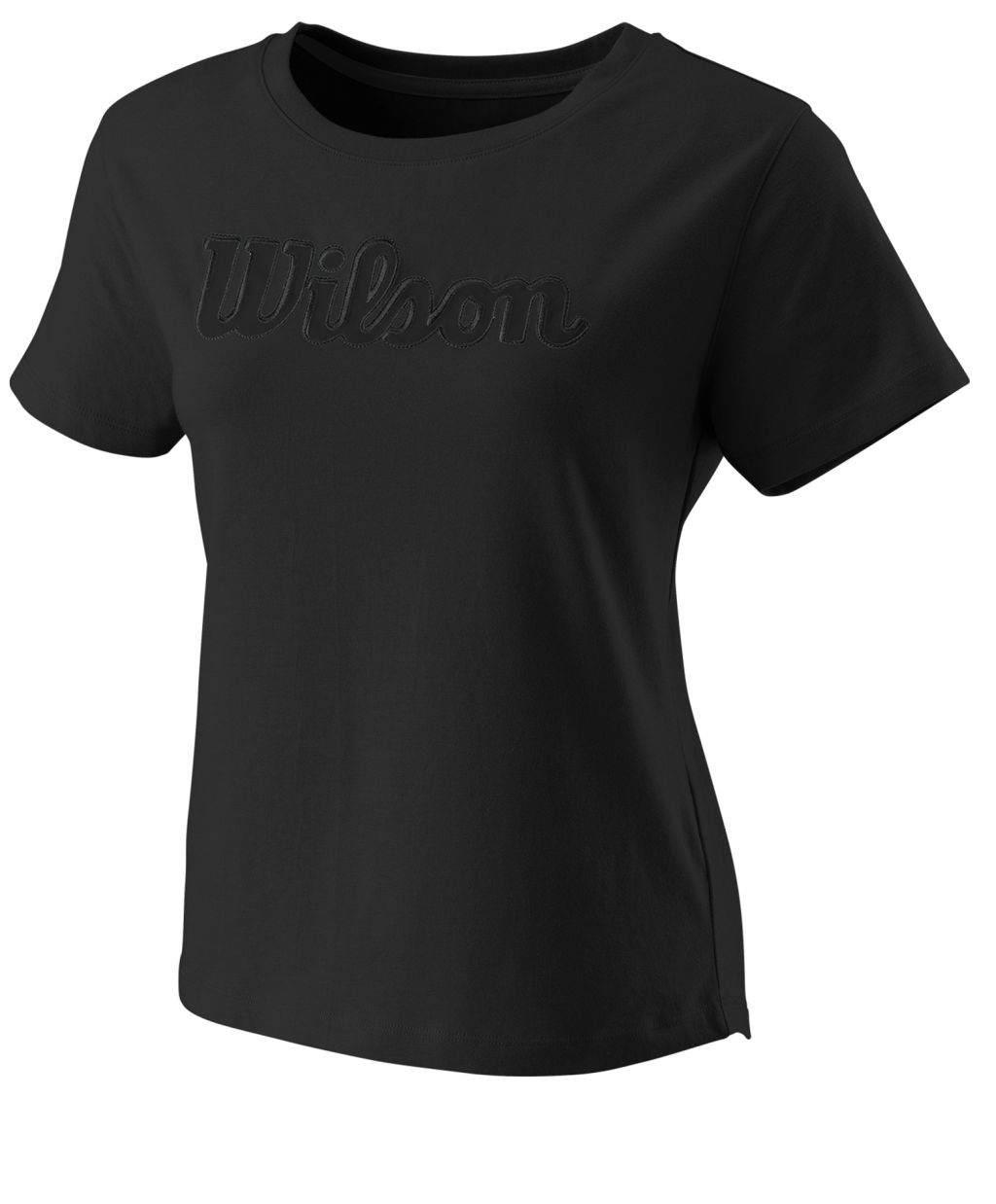 WRA810108_0_Script_Eco_CTN_Tee_Womens_BL-png-high-res Wilson Script Eco Ctn Tee W - black