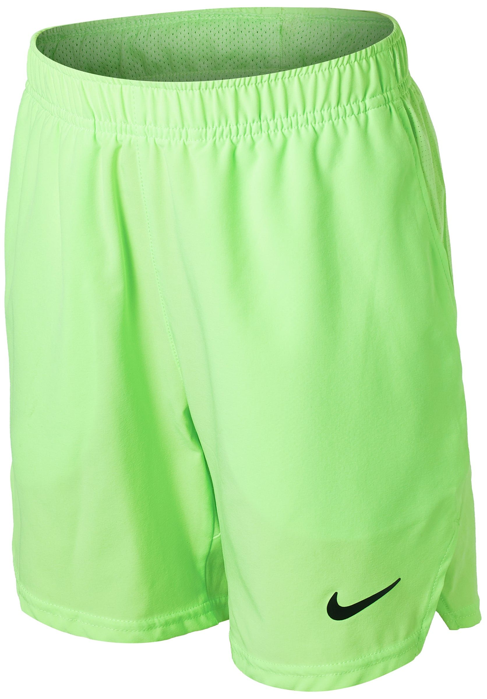 Nike Boys Court Flex Ace Short - lime glow/lime glow/black