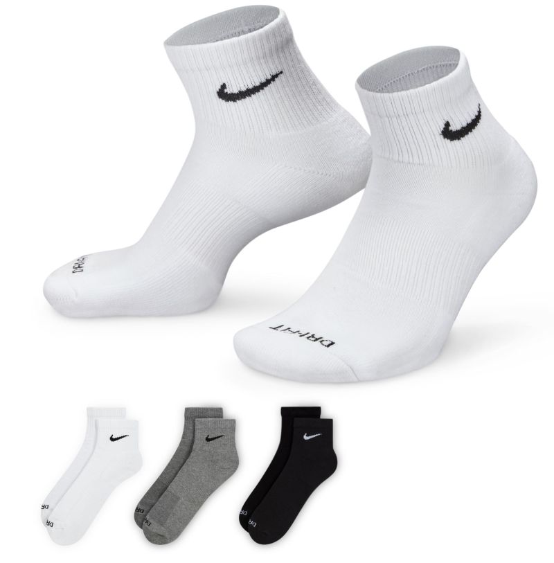Nike Everyday Plus Cushioned Training Ankle 3P - multicolor