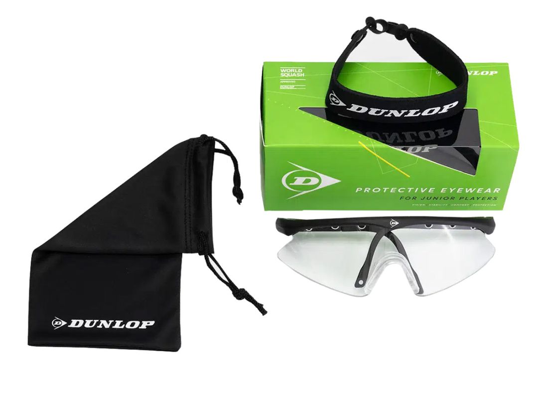 Dunlop Junior Protective Eyewear - black Dunlop Junior Protective Eyewear - black
