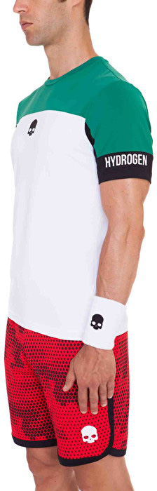 hydrogen-tech-italia-t-shirt-white-green-2 Hydrogen Tech Italia T-Shirt - white/green