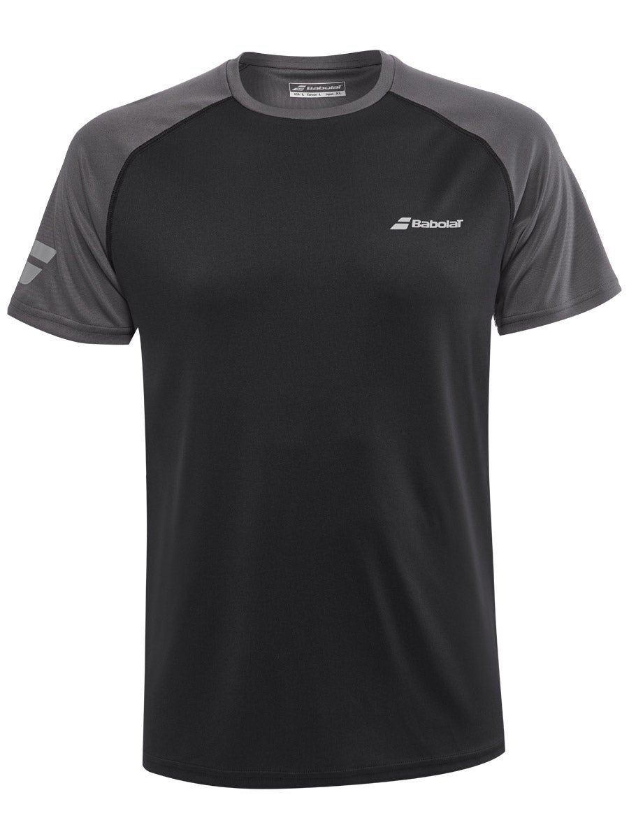 babolat-play-crew-neck-tee-men-black-1 Babolat Play Crew Neck Tee Men - black