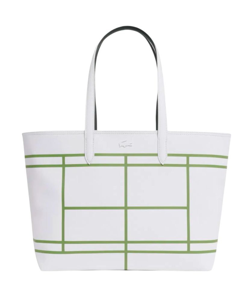 Lacoste Anna Reversible Zipped Tote - white Lacoste Anna Reversible Zipped Tote - white