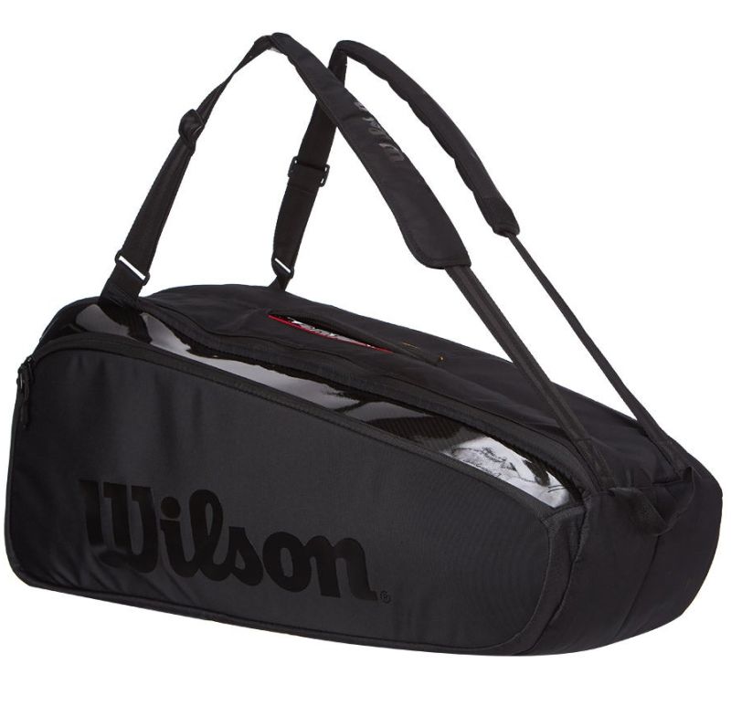 Wilson Super Tour 9 Pk Pro Staff Bag - black