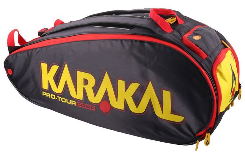 Torba tenisowa Karakal Pro Tour Comp 9R - yellow