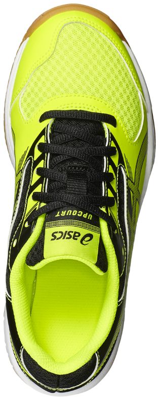 Asics UpCourt 2 GS - safety yellow/dark grey/black