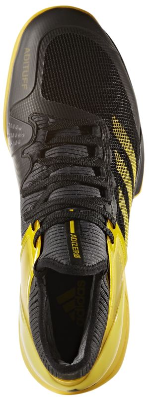  Adidas Adizero Ubersonic 2 Clay - core black/eqt yellow/grey five