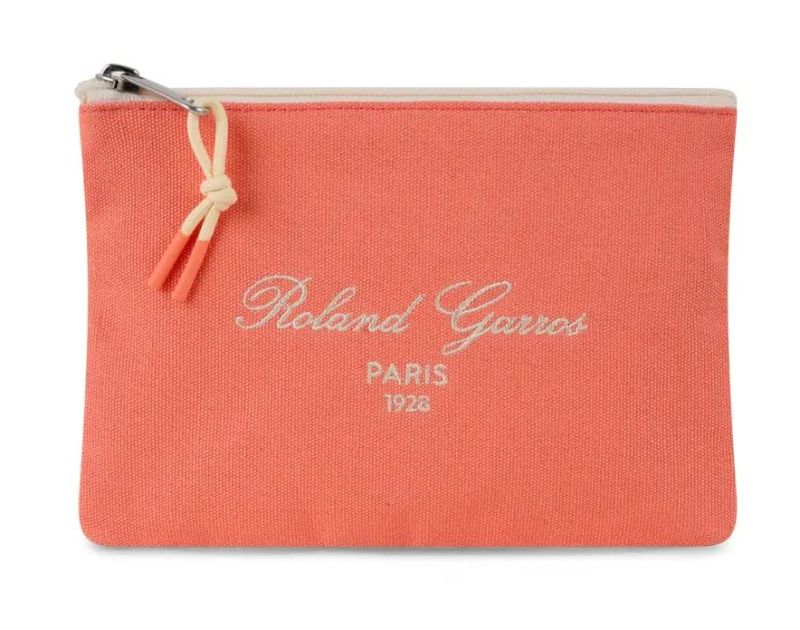 Roland Garros Sporty Chic Pouch - coral