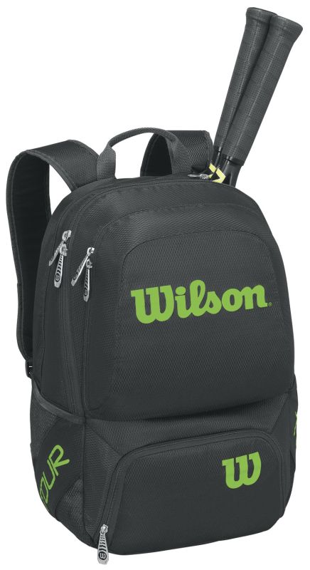 Wilson Tour V Backpack Medium - black/lime