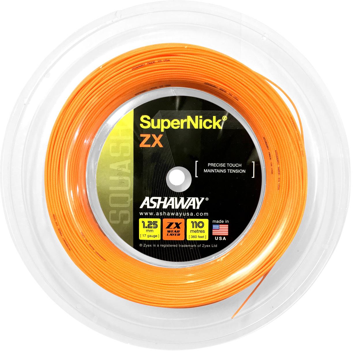 Ashaway SuperNick ZX (110 m) - orange