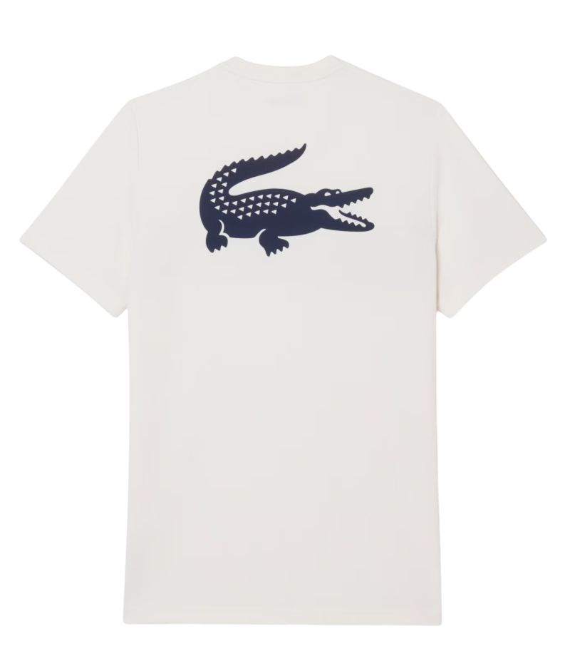 Lacoste Ultra Dry Printed Tennis - white/navy blue