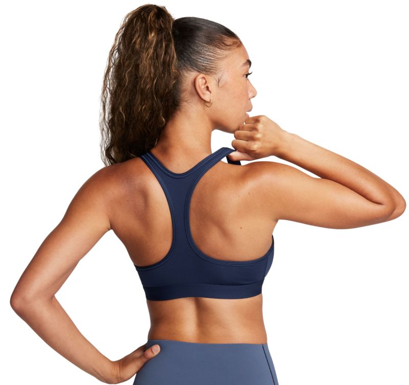 Nike Swoosh Light Support Non-Padded Sports - midnight navy/white 