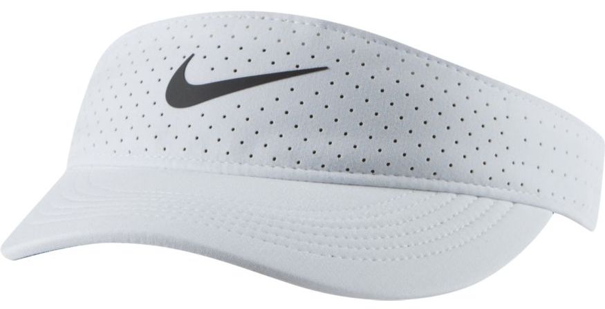 Nike Court Womens Advantage Visor - white/black